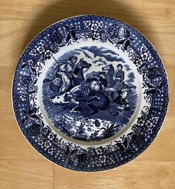 Wandbord Société Céramique Maastricht Delfts Blauw aardewerk beschikbaar voor biedingen