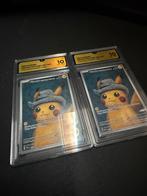 2 perfecte pikachu with grey felt hat kaarten, Hobby en Vrije tijd, Verzamelkaartspellen | Pokémon, Ophalen of Verzenden, Zo goed als nieuw