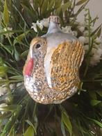 Vintage nostalgische kerstbal van glas, Diversen, Ophalen of Verzenden, Gebruikt