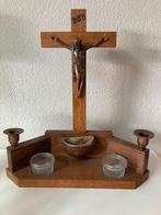 ANTIEK UNIEK GEDENKINGS ALTAAREN UNIEK MARIA BEELDJE ...., Ophalen of Verzenden