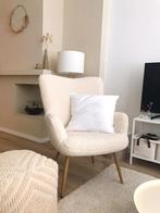 Teddy stoel HUNDESTED JYSK - Gebroken wit, Ophalen, Zo goed als nieuw, Stof, 50 tot 75 cm
