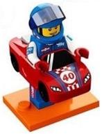 col18-13 Race Car Guy, Series 18, Ophalen of Verzenden, Lego, Zo goed als nieuw, Losse stenen