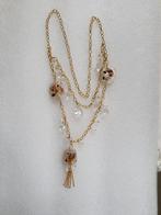 Nieuwe neckless van plexiglas gedroogde zaden/pitten r.vs, Sieraden, Tassen en Uiterlijk, Ophalen of Verzenden, Nieuw, Overige kleuren