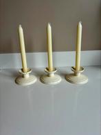 Wedgwood Edme, 3 kandelaars 6 cm hoog, jaren ‘80, Ophalen of Verzenden
