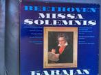Karajan : Beethoven Missa Solemnis ( 2 lp vinyl), Overige typen, Ophalen of Verzenden, Zo goed als nieuw, 12 inch