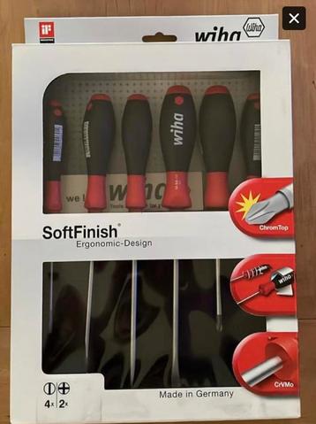 6 delig wiha softfinish schroevendraaierset beschikbaar voor biedingen