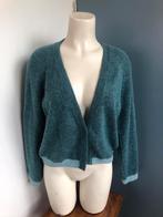 Expresso blauw/groen wollig vestje l 201.amy wol wollen, Maat 42/44 (L), Ophalen of Verzenden, Zo goed als nieuw, X