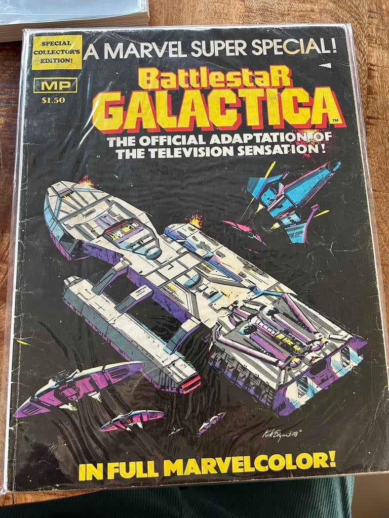 Marvel Super Special #8 - Battlestar Galactica (Marvel Comic, Eén comic, Ophalen of Verzenden, Gelezen, Amerika