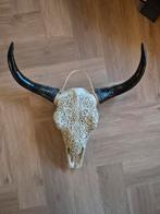 Gegraveerde Bizon Schedel Decoratie, Huis en Inrichting, Ophalen