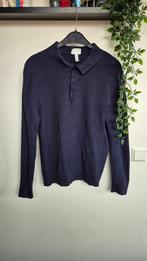 H&M heren polo Regular Fit | Donkerblauw | Maat XS, Blauw, H&m, Ophalen of Verzenden, Zo goed als nieuw