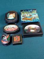 Russische lakdozen., Antiek en Kunst, Ophalen of Verzenden