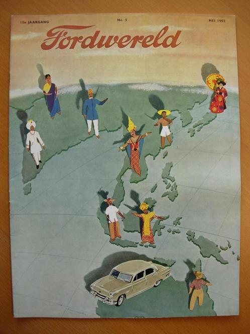 Ford Wereld Mei 1952 Fordwereld, Boeken, Auto's | Folders en Tijdschriften, Zo goed als nieuw, Ford, Ophalen