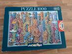 Educa puzzel MORDILLO Concrete jungle 1000-1 stukjes   11777, Ophalen of Verzenden, Gebruikt