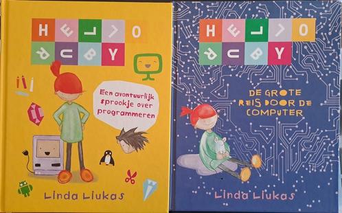 Hello Ruby boeken (Nederlands, deel 1 en 2) van Linda Liukas, Boeken, Kinderboeken | Jeugd | onder 10 jaar, Zo goed als nieuw
