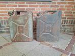 3x metalen leger jerrycan 20 liter, Auto diversen, Overige Auto diversen, Ophalen