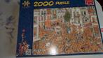 Jan van Haasteren puzzel,  2000 stukjes,  de inhuldiging, Ophalen of Verzenden, Meer dan 1500 stukjes, Zo goed als nieuw