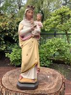 Antiek Belgisch Mariabeeld ❤️ Maria met kindje, Antiek en Kunst, Ophalen of Verzenden