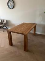 Teak houten tafel, Huis en Inrichting, Ophalen, 50 tot 100 cm, Zo goed als nieuw, 150 tot 200 cm