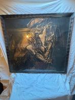 kleurenlitho "De Mijnwerker" Jan Toorop, Antiek en Kunst, Ophalen of Verzenden