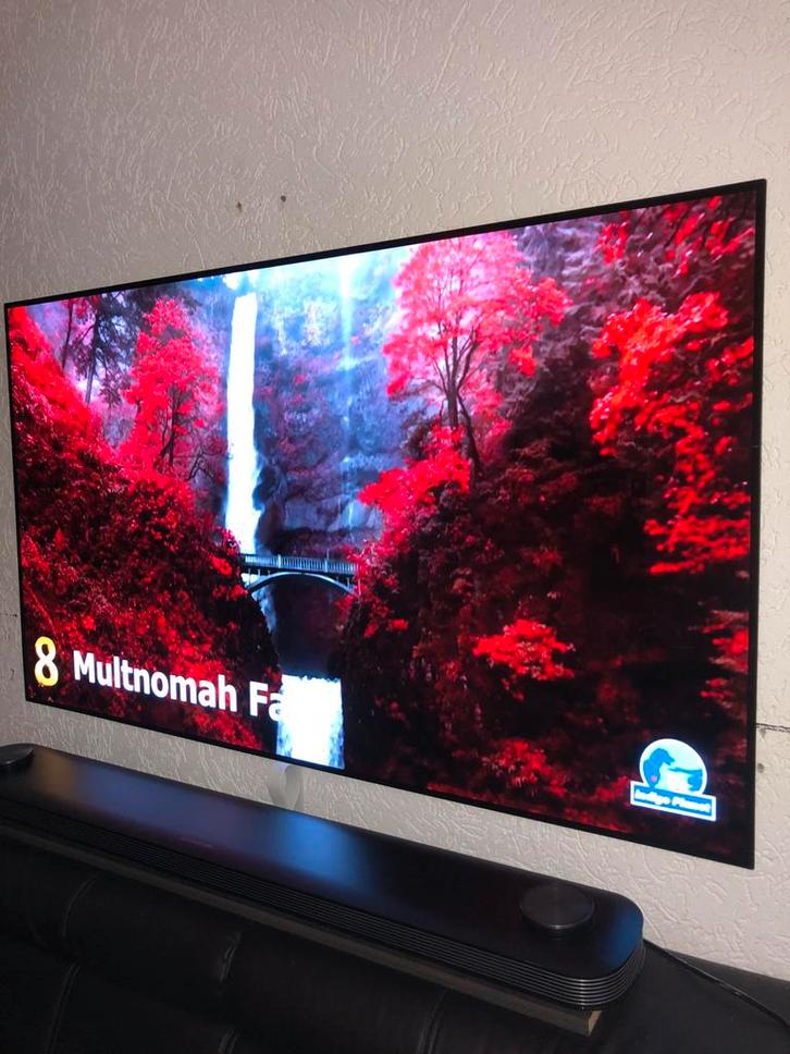 Lg 65 inch oled 4k wallpaper oled65w9 smart tv, Audio, Tv en Foto, Televisies, Zo goed als nieuw, 100 cm of meer, LG, 50 Hz, Ophalen