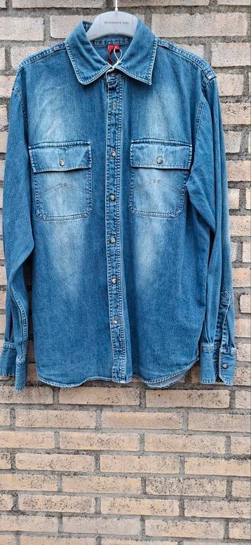 Jeansblouse / spijkerblouse Westbound heren maat L beschikbaar voor biedingen