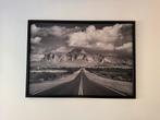 Zwart-wit poster met lijst, Ophalen, 50 tot 75 cm, Zo goed als nieuw, 75 tot 100 cm