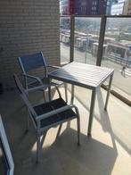 Balcony table and chair, Ophalen, Gebruikt, 2 zitplaatsen