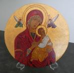 Orthodox icoon hand geschilderd [1661], Antiek en Kunst, Ophalen