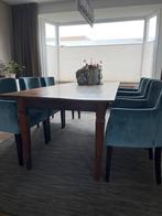 Teakhouten Eettafel - 240cm, Ophalen, Gebruikt, Teakhout, 200 cm of meer