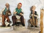 Drie biscuit porseleinen beeldjes. Voor de verzameling, Ophalen of Verzenden, Zo goed als nieuw, Mens