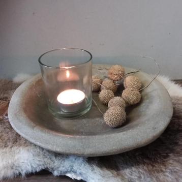 Schaal Marble/ steen / 2 maten / Sober Landelijke interieur  beschikbaar voor biedingen