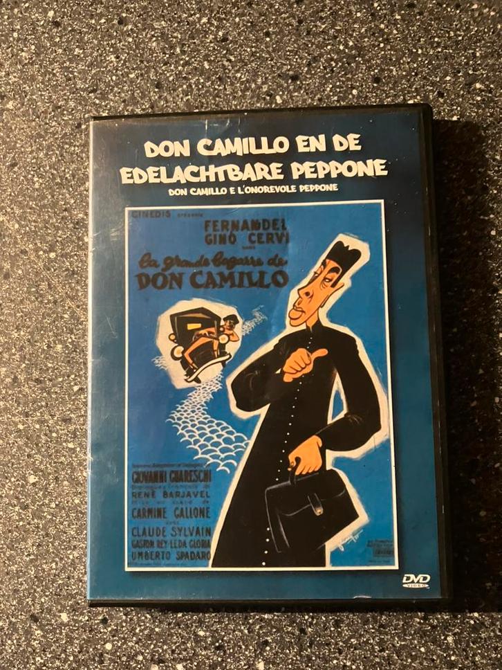 Don Camillo en de Edelachtbare Peppone (1955) Fernandel, Cd's en Dvd's, Dvd's | Klassiekers, Zo goed als nieuw, Komedie, 1940 tot 1960