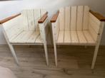 Kuipstoel hout PHE kuipstoelen wit Piet Hein Eek, Huis en Inrichting, Stoelen, Ophalen, Wit, Hout, Twee