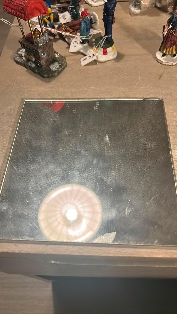 Schaatsvijver / spiegel voor kerstdorp, Diversen, Kerst, Zo goed als nieuw, Ophalen of Verzenden