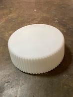 Vintage plafondlamp wit jaren 60 space age, Ophalen, ., 2de hands, Zo goed als nieuw