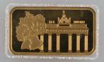 999,9 gekeurd baartje goud / Val Berlijnse Muur / 0,5 gram, Postzegels en Munten, Edelmetalen en Baren, Goud, Verzenden