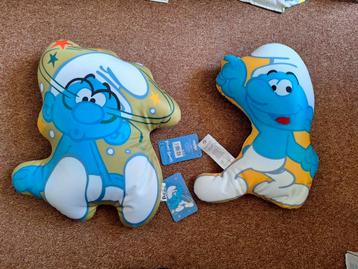 2 x kussen van De Smurfen,  Nieuw. beschikbaar voor biedingen