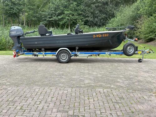 Rana 17, Watersport en Boten, Vis- en Consoleboten, Gebruikt, 50 tot 70 pk, 3 tot 6 meter, Benzine, Buitenboordmotor, Polyester