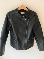 Zwart leather look jasje meisje mt. 134, Kinderen en Baby's, Kinderkleding | Maat 134, Meisje, Only, Ophalen of Verzenden, Zo goed als nieuw