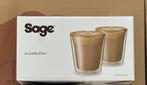 Dubbelwandige cappuccino glazen Sage by Bodum, Ophalen of Verzenden, Zo goed als nieuw