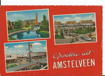 2  oude  prentbriefkaarten van Amstelveen totaal 5 euro. beschikbaar voor biedingen