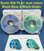 Sunlu Silk PLA+ dual colors Filament, Computers en Software, 3D-printerbenodigheden, Ophalen of Verzenden, Nieuw