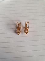 mooie goudkleurige oorbellen napier , clips clipoorbellen, Sieraden, Tassen en Uiterlijk, Ophalen, Goud, Overige materialen