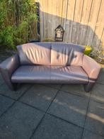 Jori 2.5-zits bank - Donkerblauw - Mooie staat, Huis en Inrichting, Banken | Bankstellen, Ophalen, Driepersoons, Leer, Zo goed als nieuw