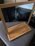 Spiegel met planchet, Huis en Inrichting, Woonaccessoires | Spiegels, Ophalen, Minder dan 50 cm, Zo goed als nieuw, Minder dan 100 cm