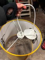 Gele Kinder Hanglamp met Aapjes, Huis en Inrichting, Lampen | Hanglampen, Ophalen of Verzenden, Gebruikt, Stof, Minder dan 50 cm