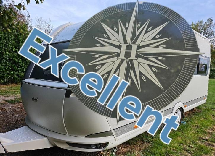 HOBBY 495 UFE Excellent met DOREMA LUXOR AIR 280 met uitbouw, Caravans en Kamperen, Caravans, Particulier, tot en met 4, 1250 - 1500 kg