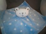 primark beer knuffeldoek blauw met witte sterren hoofd wit, Ophalen of Verzenden, Nieuw, Beer