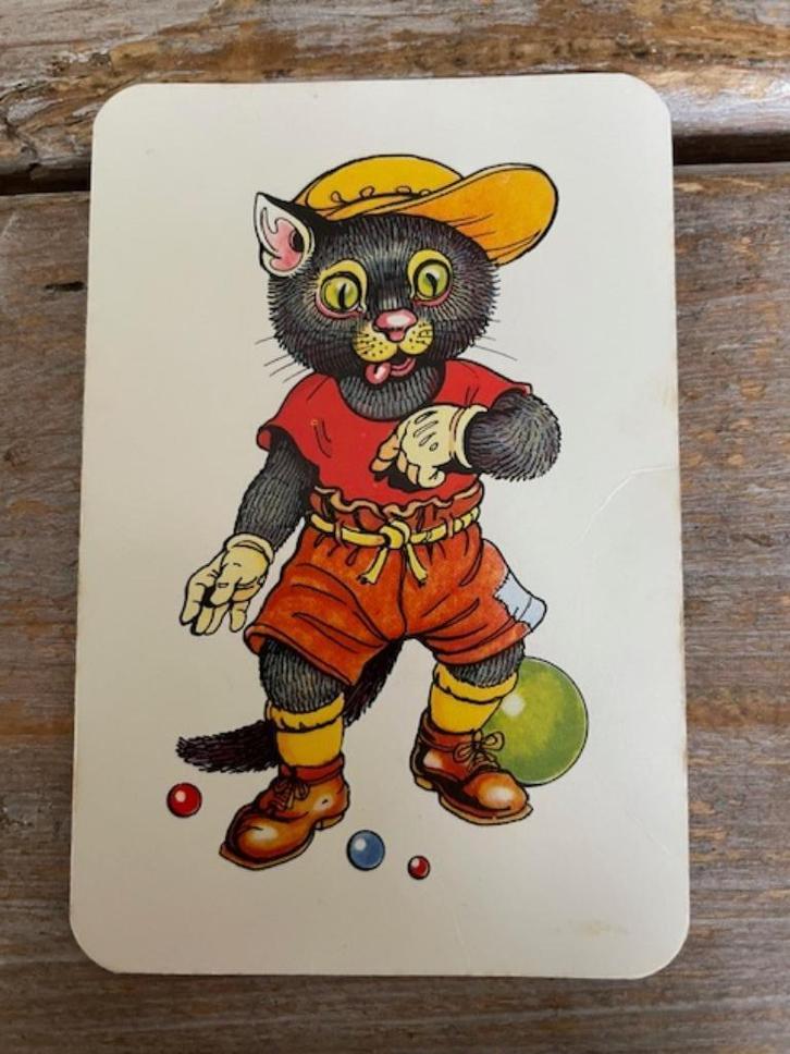 Vintage dieren Zwarte Piet spel. Kaartspel kwartet Jumbo., Verzamelen, Speelkaarten, Jokers en Kwartetten, Gebruikt, Kwartet(ten)
