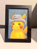 Pikachu Van Gogh Museum print 1015 cm in lijst, Hobby en Vrije tijd, Verzamelkaartspellen | Pokémon, Verzenden, Zo goed als nieuw